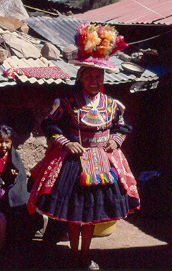 Danseuse de l'île de Taquilé